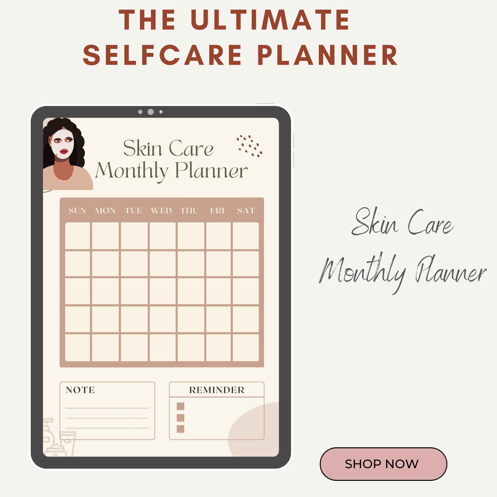 Self Care Canva Template Bundle